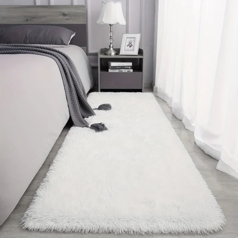 Faux Fur Mat – Soft Plush Area Rug, Machine Washable