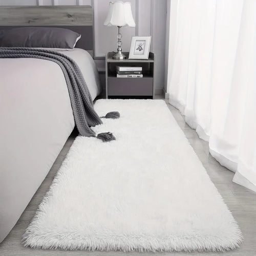Faux Fur Mat – Soft Plush Area Rug, Machine Washable