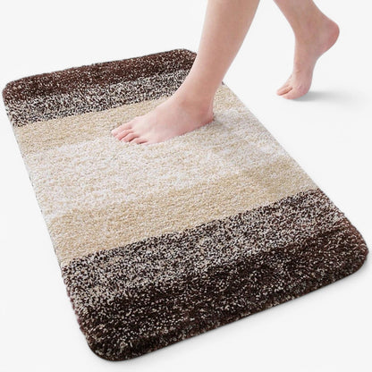 Soft Microfiber Bath Mat with Non-Slip Design for All Bathrooms