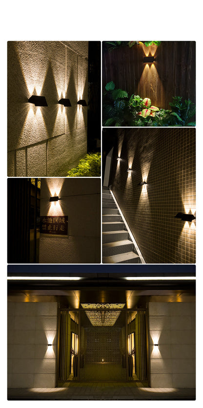 Solar-Powered LED Outdoor Wall Light with Motion Sensor, Waterproof for Garden, Patio & Driveway