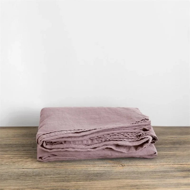 Cool and Comfortable Linen Bed Sheet for Relaxing Sleep
