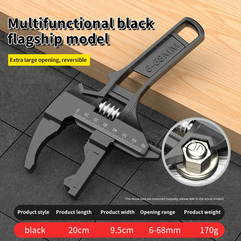 Versatile Adjustable Wrench | FlexiGrip Pro