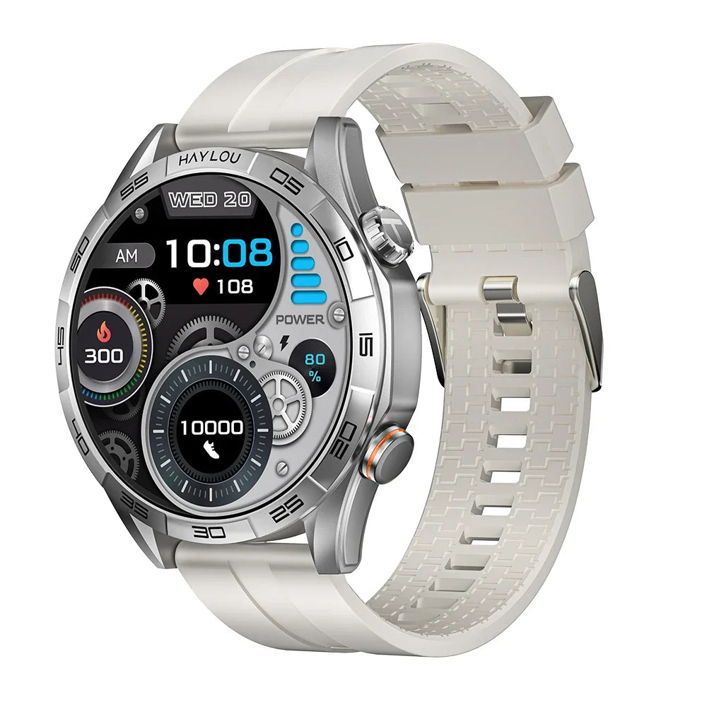 Smartwatch with 1.58" AMOLED Screen, Bluetooth Calling, 100+ Sports Modes & 24-Hour Health Tracking