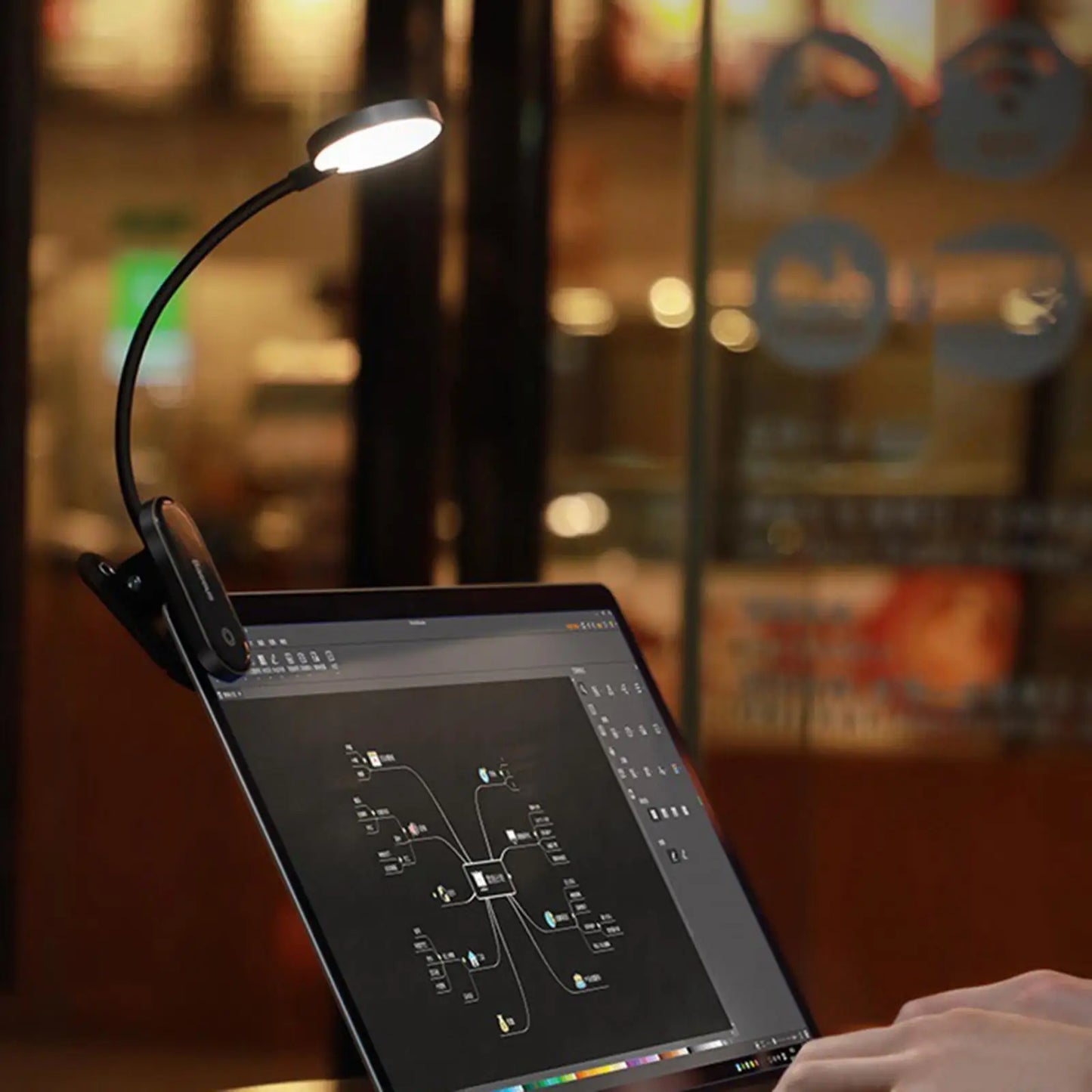 Adjustable Arm Desk Lamp with 360-Degree Flexibility