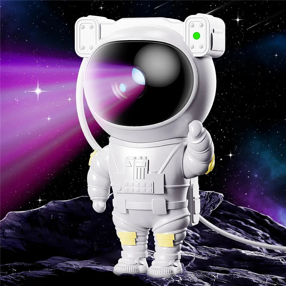 LED Star Projector for Kids' Room – Adjustable Galaxy Night Light