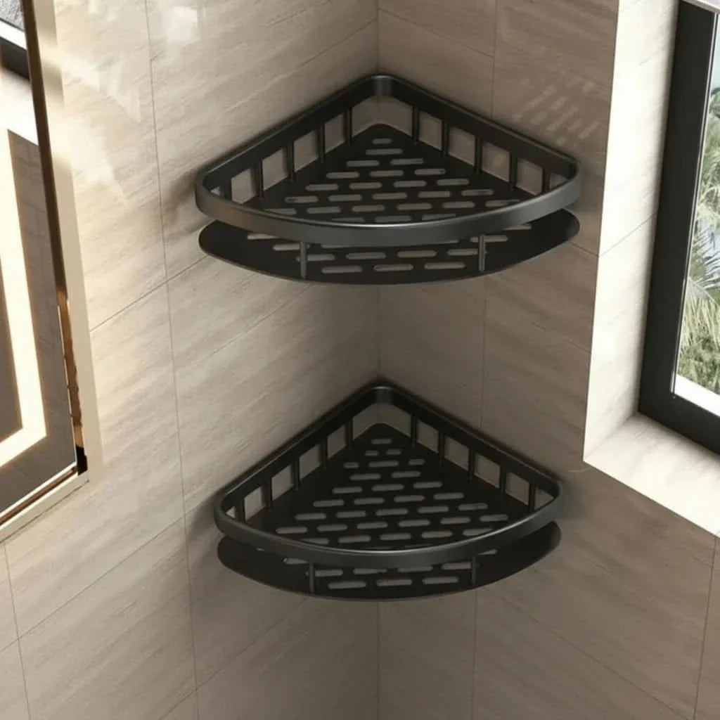 Drill-Free Bathroom Shelf for Stylish and Organized Spaces