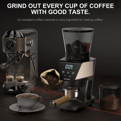 Espresso Maker with 20 Bars Pressure, Steam Frother, 1.1L Tank