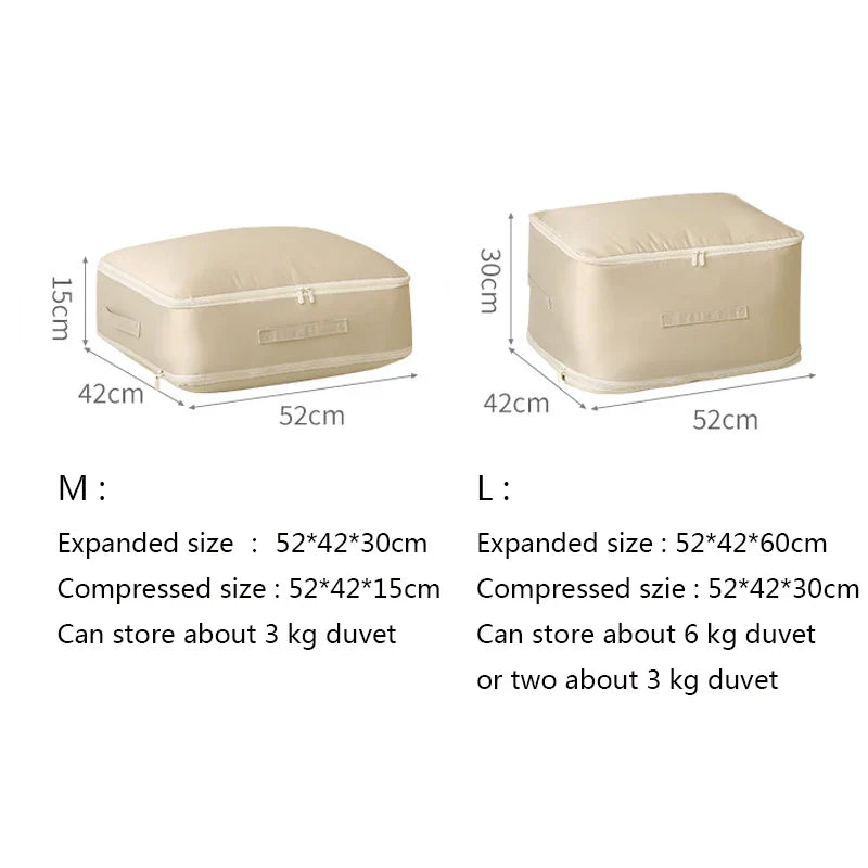 Compression Duvet Storage Bag for Space Saving