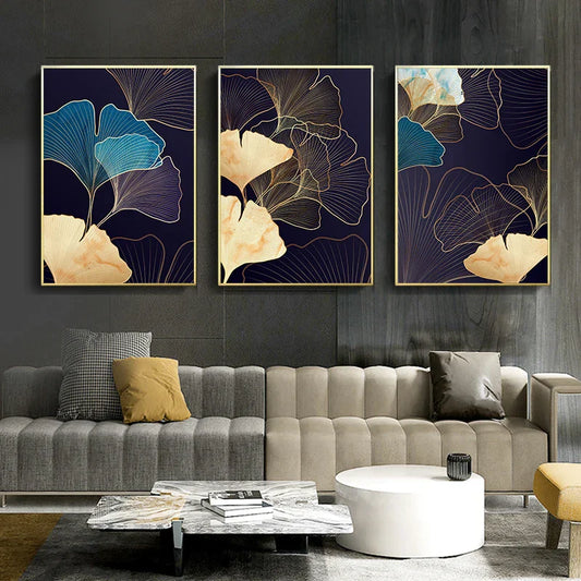 Elegant Tropical Botanical Canvas Prints for Sophisticated Spaces