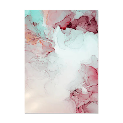 Elegant Blush Marble Canvas Art for Chic Home Spaces