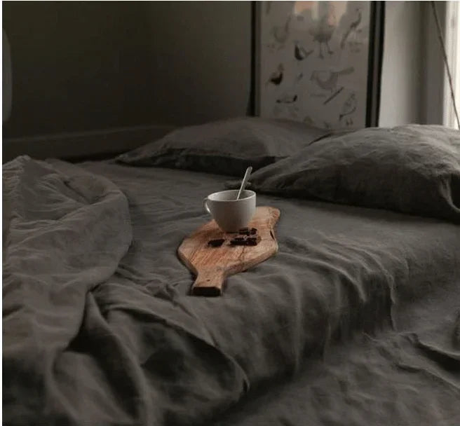 Cool and Comfortable Linen Bed Sheet for Relaxing Sleep