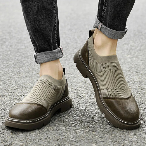 Versatile Soft Leather and Mesh Loafers for Every Occasion