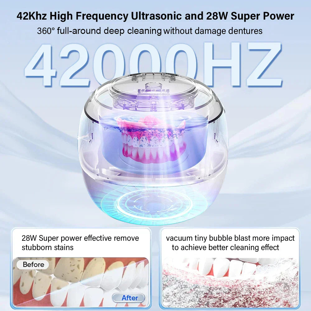 UV Ultrasonic Cleaner for Braces and Dental Appliances