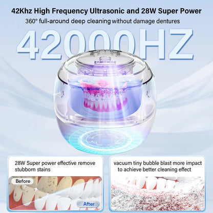 UV Ultrasonic Cleaner for Braces and Dental Appliances