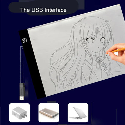 Adjustable LED Art Light Pad for Creative Precision