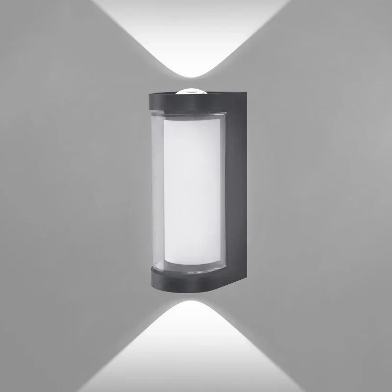 Contemporary Up/Down LED Wall Light | Waterproof IP65 | Aluminum | 17.5 × 12.5 × 10 cm