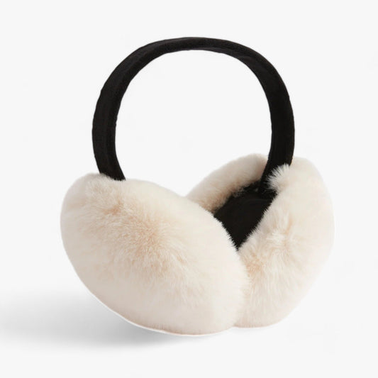 Adjustable Faux Fur Headband – Winter Plush Ear Protectors for Warmth and Style