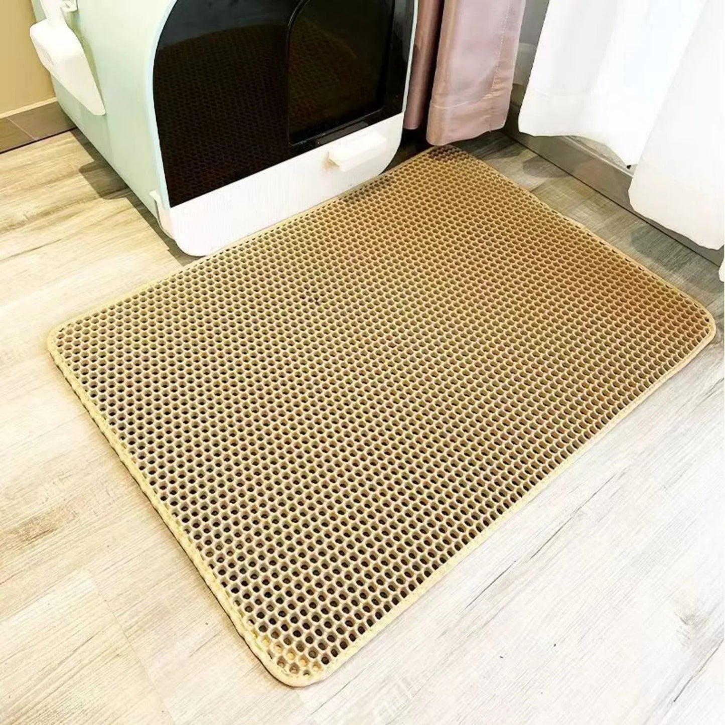 Cat Litter Mat - Double Layered EVA | Waterproof, Non-Slip & Washable
