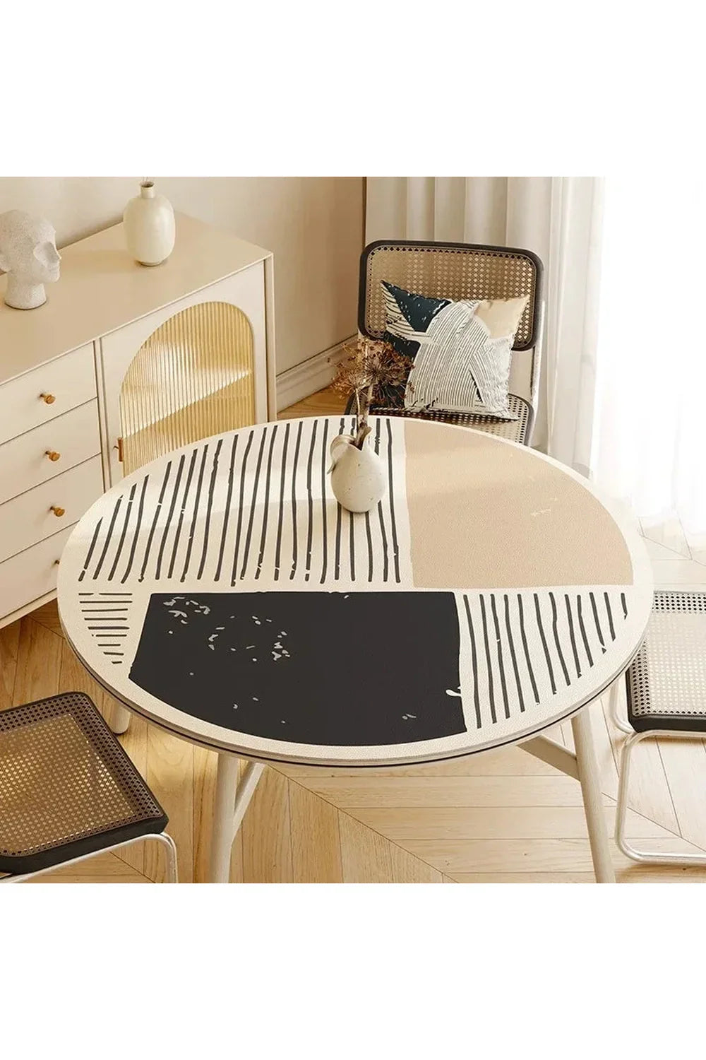 Round Table Cover for Dining - Circular Tablecloth