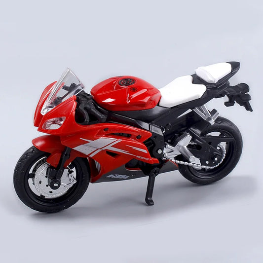 1:18 Scale Diecast Sportbike Model - Yamaha R6 Alloy Motorcycle Replica for Kids
