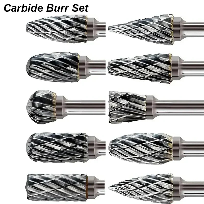 Precision Rotary Cutter Bit Set for Wood and Metal