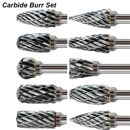 Precision Rotary Cutter Bit Set for Wood and Metal