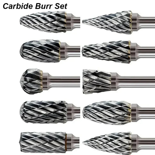 Precision Rotary Cutter Bit Set for Wood and Metal