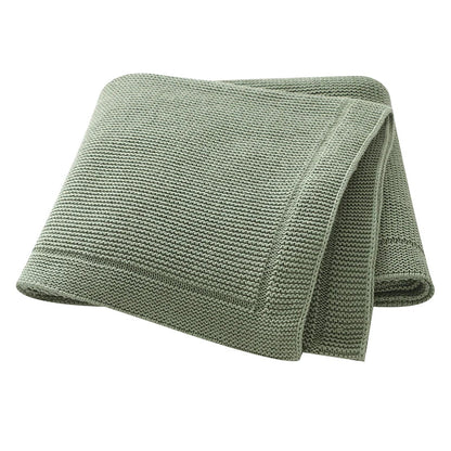 Soft Cotton Baby Blanket 100×80 cm | Breathable All-Season Blanket for Infants | Ideal for Strollers, Crawling & Changing