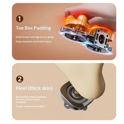 Heat Foot Massager Machine – Kneading, Rotating, Vibrating with Pressure Points