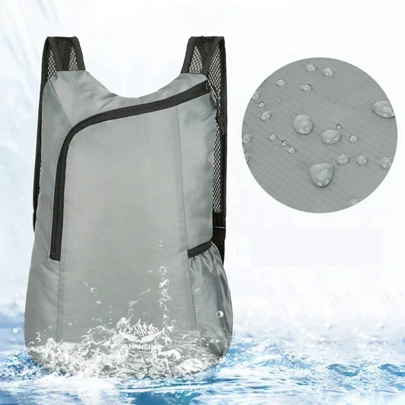 Compact Waterproof Day Backpack - 20L Foldable PackLite