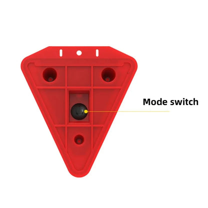 Solar-Powered Alarm Light with Dog Barking Sound