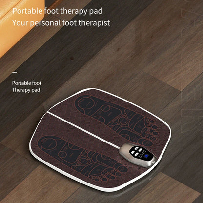 Remote-Controlled Foot Massager Pad – 8 Modes, 32 Intensities, USB Rechargeable, 20-Minute Auto Shut-Off