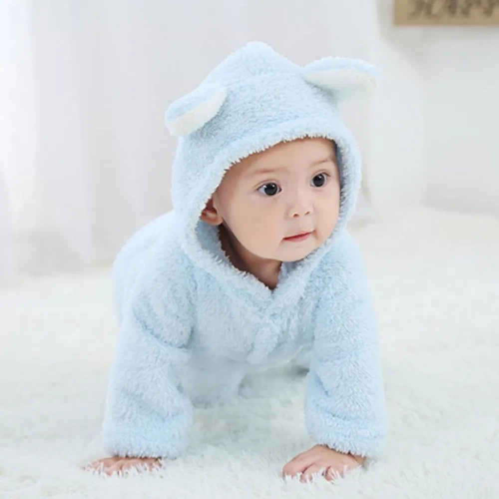 Cozy Fleece Baby Onesie for Newborns