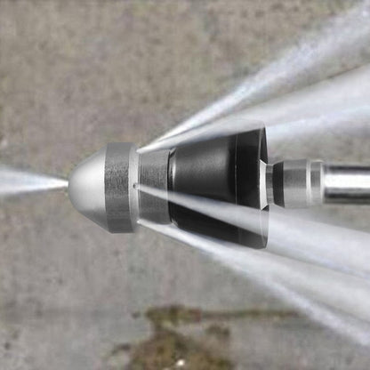 High-Pressure Drain Cleaning Nozzle – Stainless Steel Sprayer for Quick Pipe Unblocking