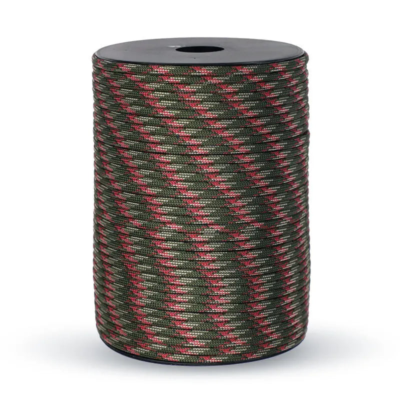 100m Military 550 Paracord Rope – 9-Core Survival Cord for Outdoor Use