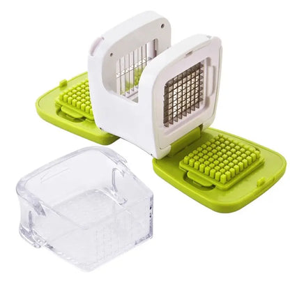 Garlic Press - Ergonomic Stainless Steel Multi-Tool for Garlic & Ginger