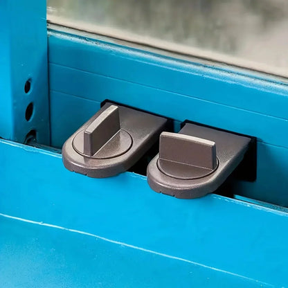 Sliding Lock Without Drilling | Strong Adhesive & Child Safety | For Doors, Windows & Furniture