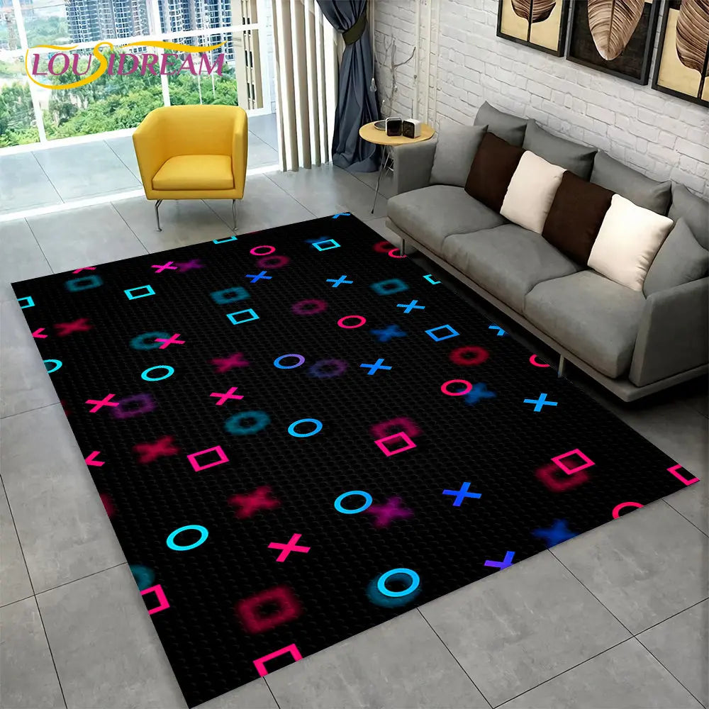 3D Soft Playmat for Kids and Gamers – Gamepad Floor Mat