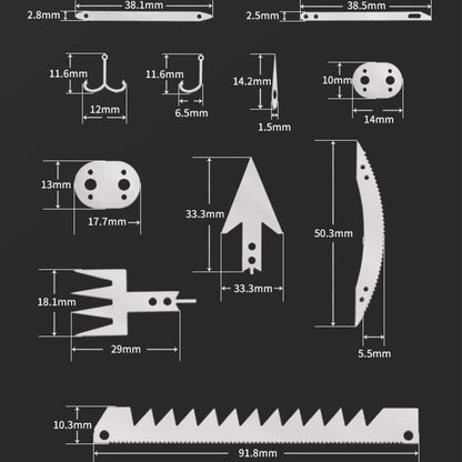 22-in-1 Stainless Steel Multi-Tool for Outdoor Survival