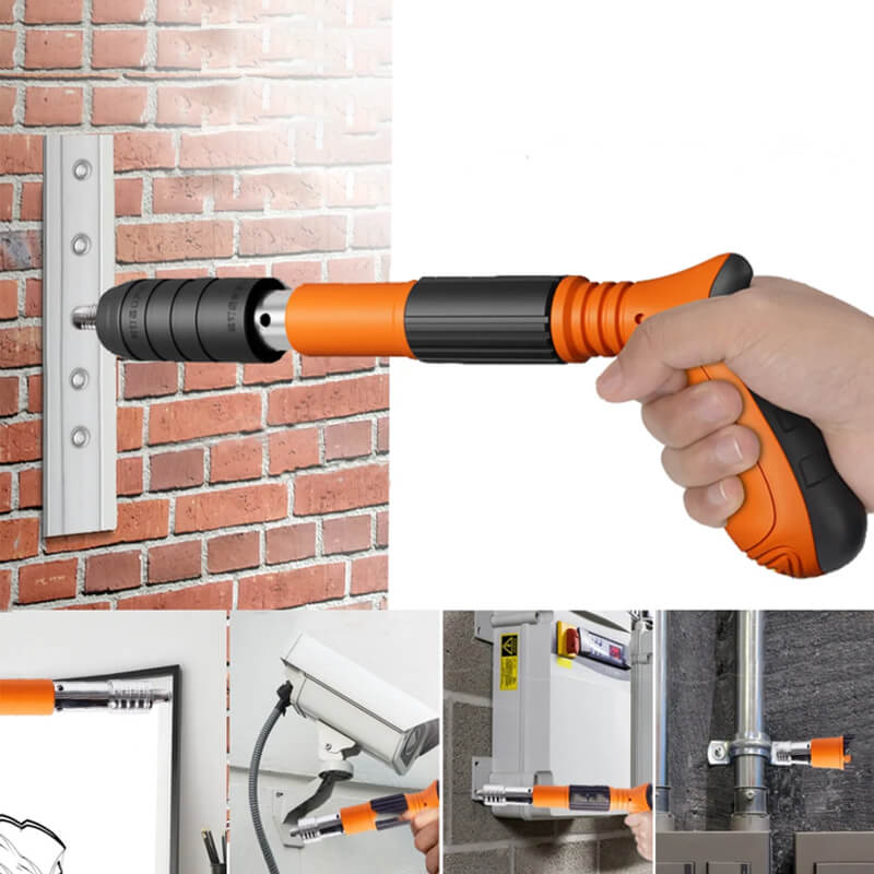 Compact Concrete Nail Gun for Effortless Fastening