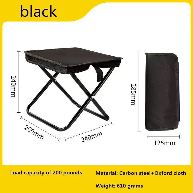 Lightweight and Sturdy Folding Chair for Camping and Outdoor – 900g Aluminium