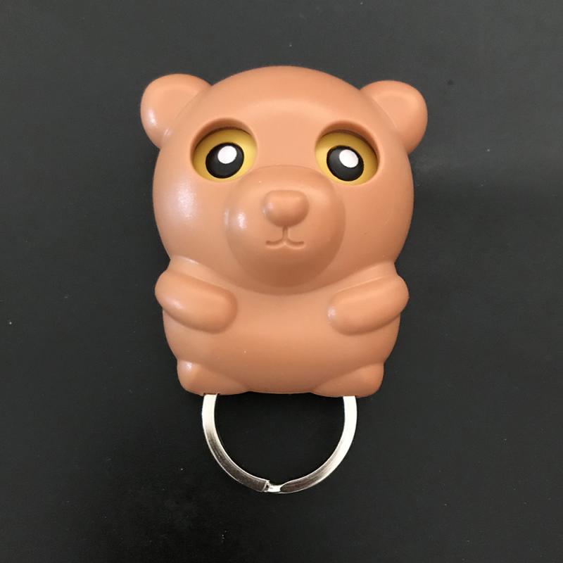 Charming Animal Keychain Organizer Hook with Magnetic Design