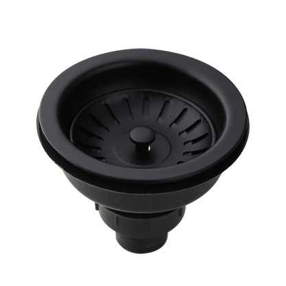 Stainless Steel Sink Strainer with Odor Filter – Pop-Up Stopper & Blockage Prevention Basket