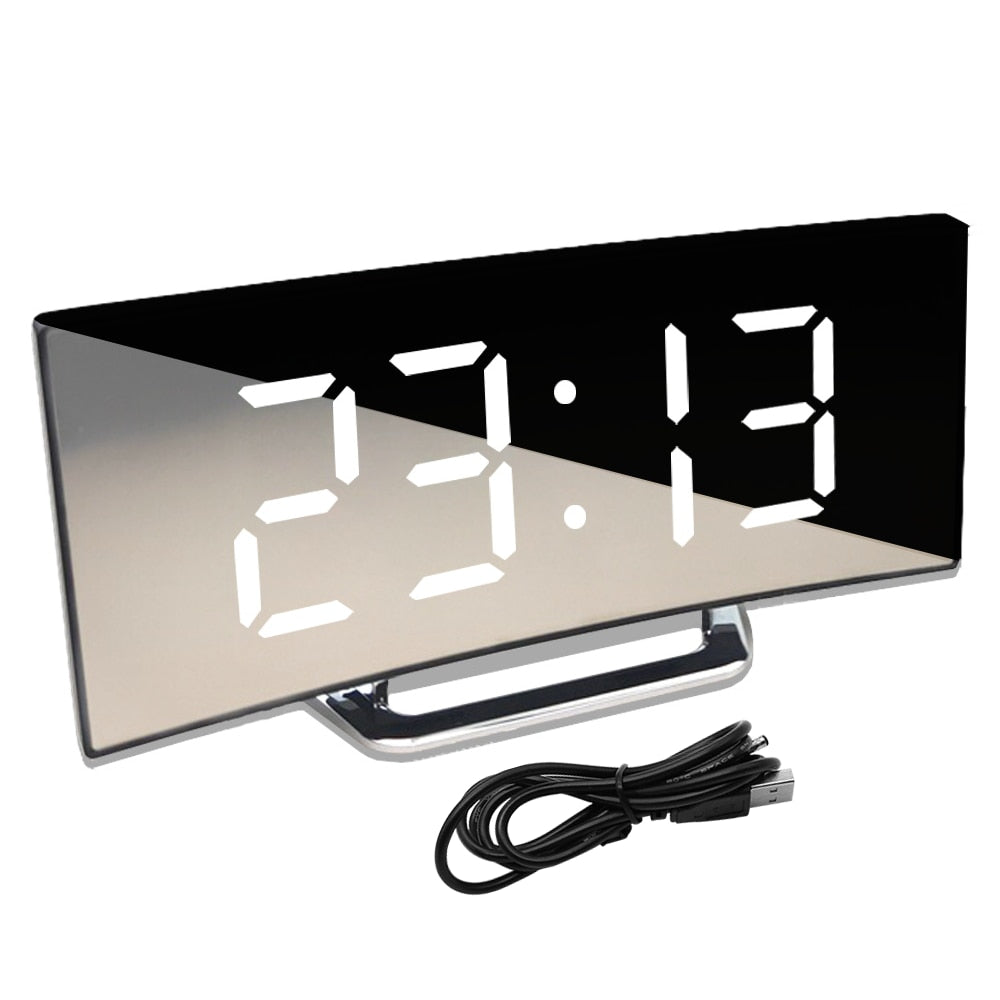 LED Display Alarm Clock for Easy Time Reading