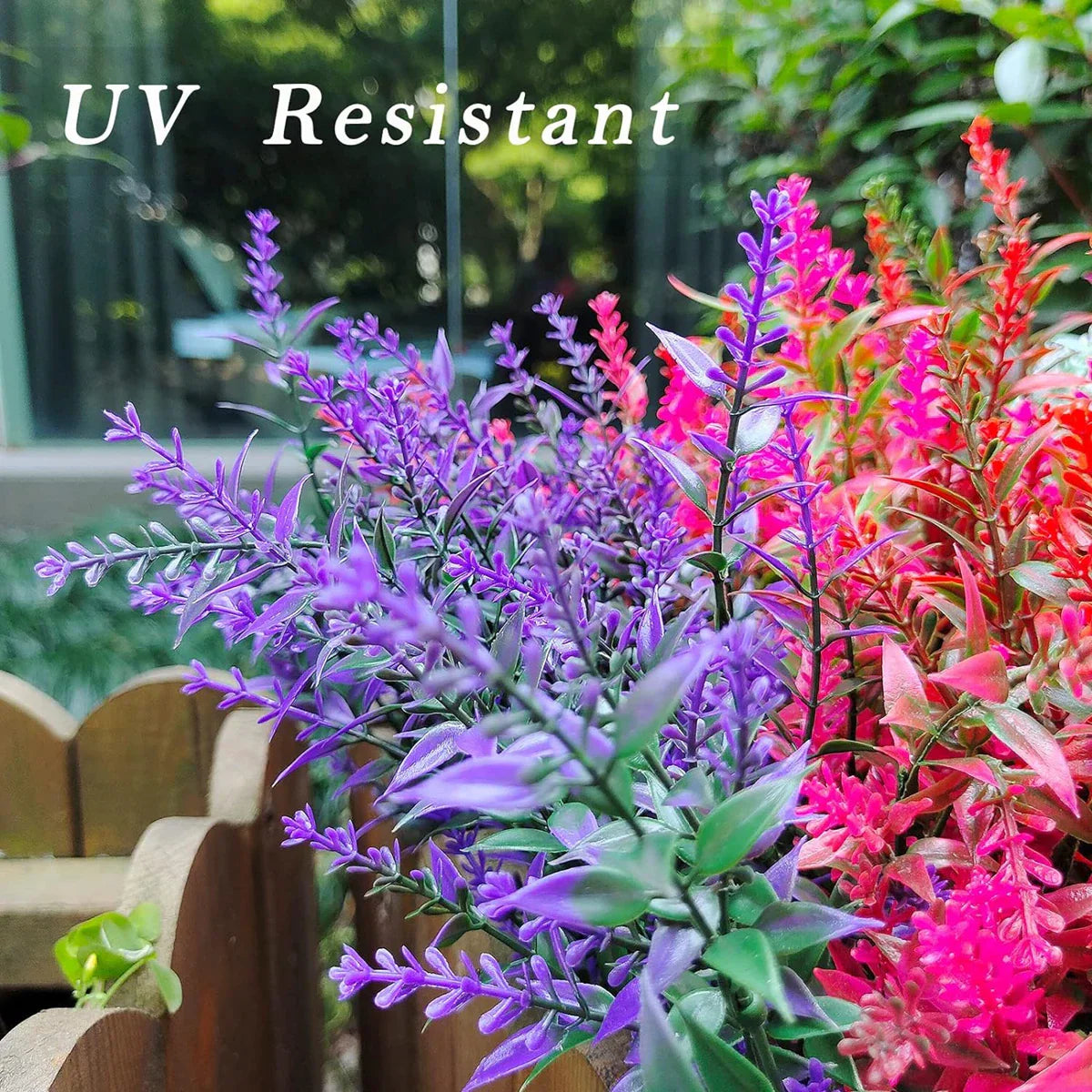 Artificial Lavender Plant Set | 12 Lavender Stems | Low Maintenance & Realistic Look | Ideal for Decor & Events