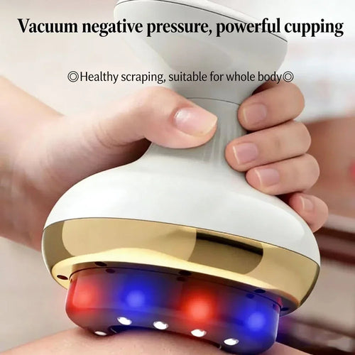 Heated Electric Cupping Massage Device for Muscle Tension Relief