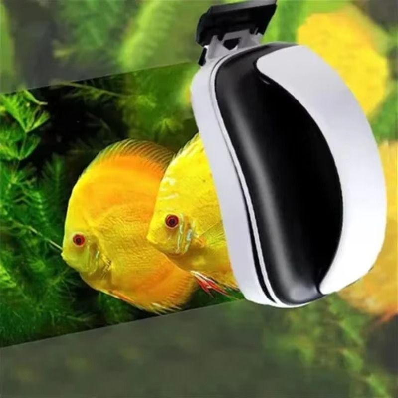 Effortless Aquarium Glass Cleaner with Magnetic Precision
