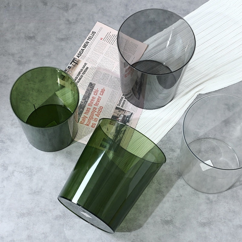 Clear Waste Bin – See-Through Garbage Container