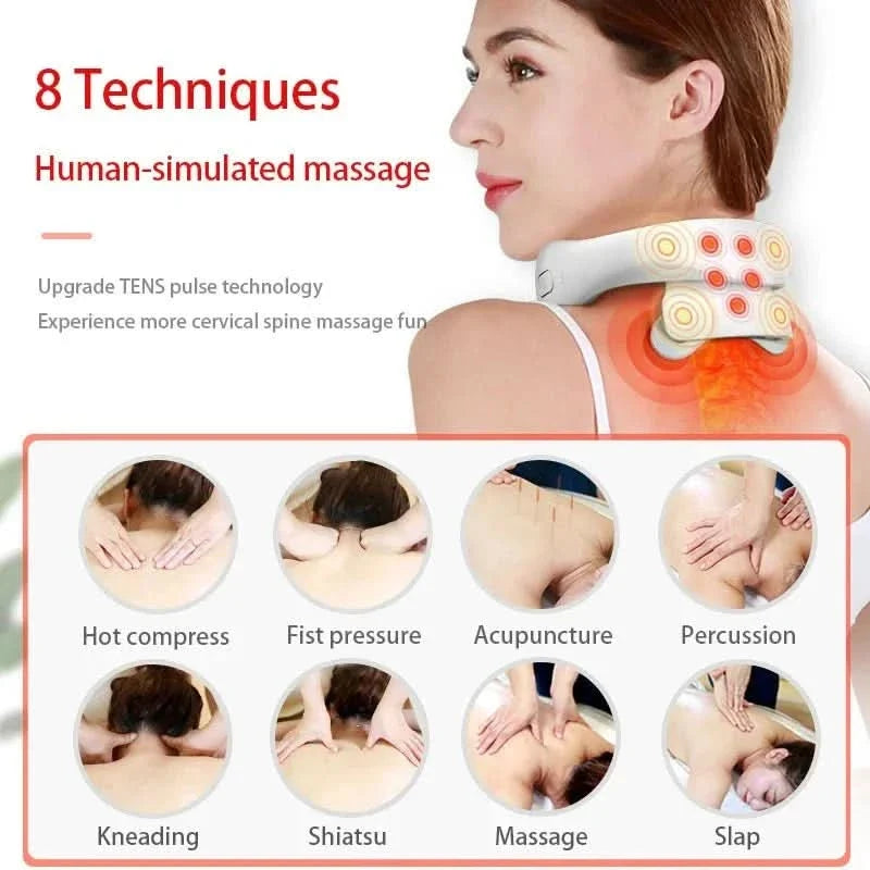 Heated Neck Massager for Daily Comfort and Pain Relief