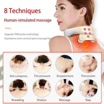 Heated Neck Massager for Daily Comfort and Pain Relief